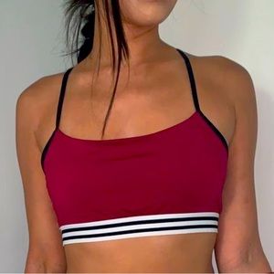 Adidas Red Sports Bra L